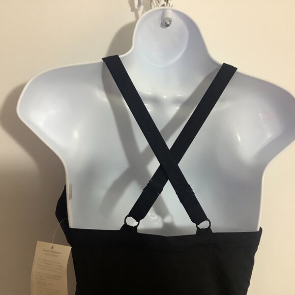 ** Black Swimwear Amoena Sz 8 NWT One Piece Adjustable Straps - Picture 7 of 11